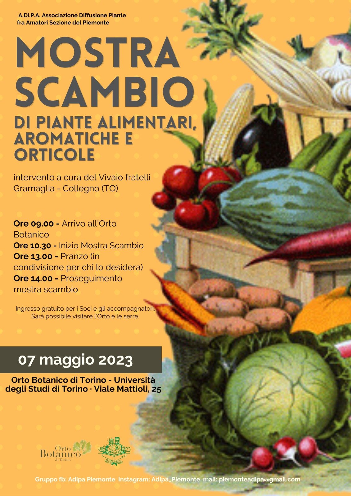 Orto Botanico di Torino: Mostra Scambio
