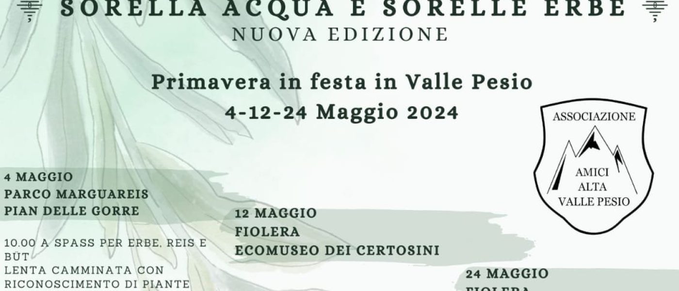 A.Di.P.A. Sezione Piemonte a “Sorella Acqua e Sorelle Erbe”