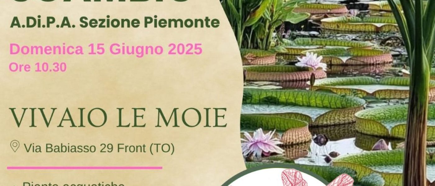 MOSTRA SCAMBIO PRIMAVERILE A.Di.P.A. Sezione Piemonte