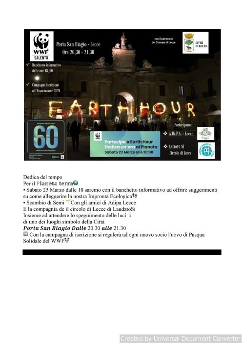 A.Di.P.A. Sezione Puglia: in Salento con il WWF!!!