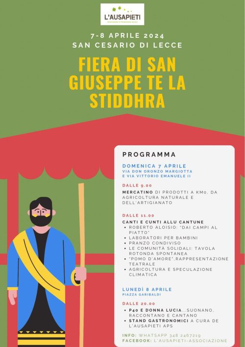 A.Di.P.A. Sezione Puglia: Fiera di San Giuseppe con semi e talee