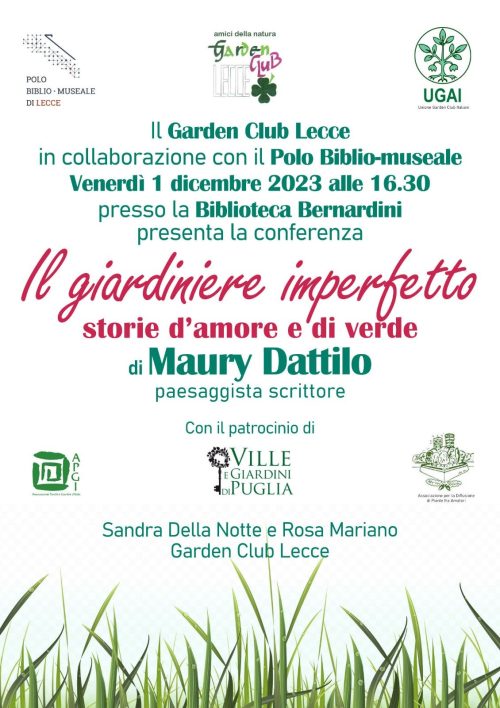 A.Di.P.A. Sezione Puglia: conferenza Maury Dattilo