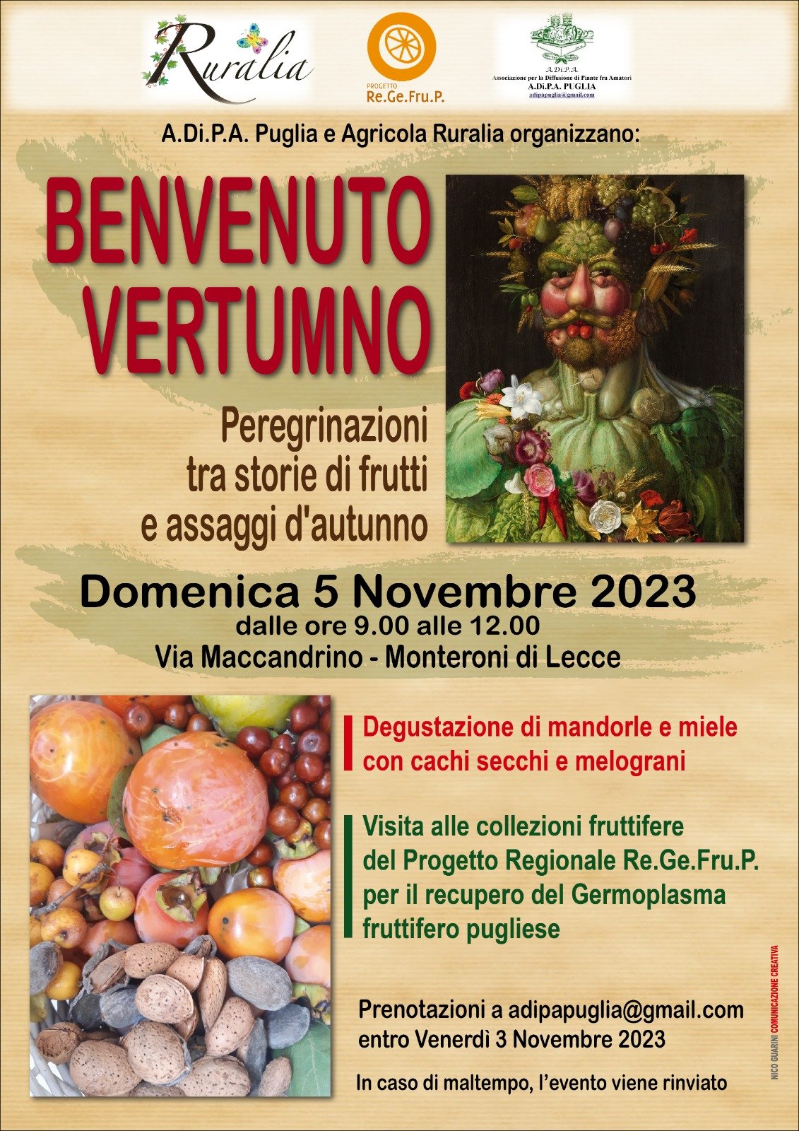 A.Di.P.A. Sezione Puglia: Benvenuto Vertumno!