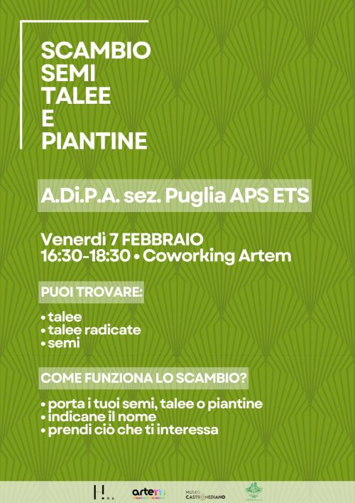 I VENERDI’ di SCAMBIO con A.Di.P.A. Sezione Puglia