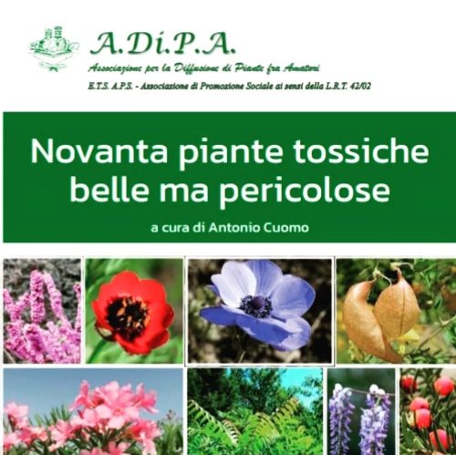 A.Di.P.A. Sede Centrale: presentazione libro “Novanta piante tossiche belle ma pericolose” di A. Cuomo