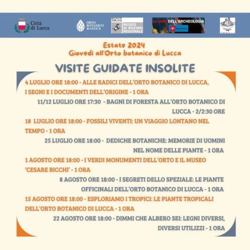 Ricordi di un’estate “insolita” all’Orto botanico di Lucca con A.Di.P.A. Sede Centrale