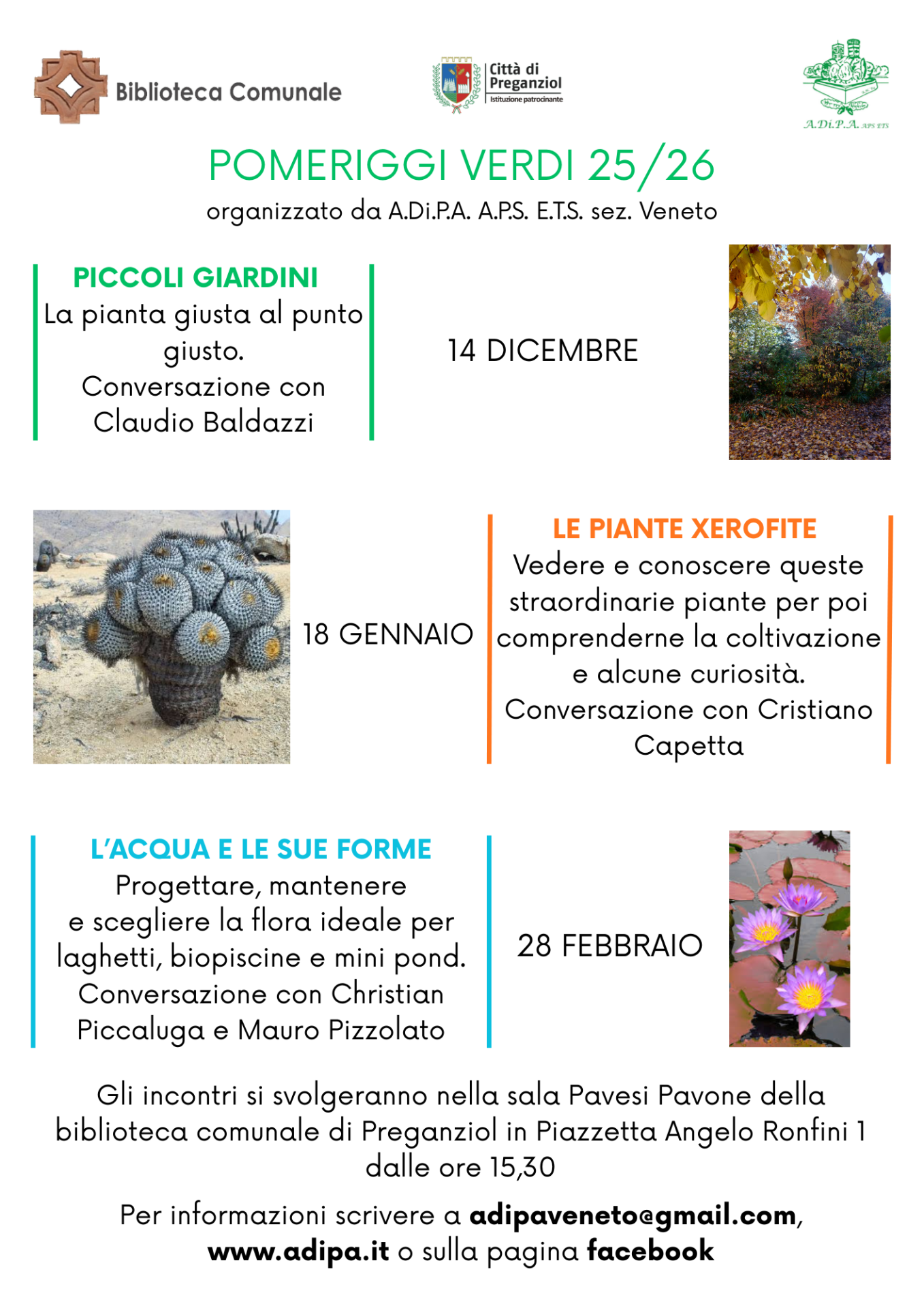 Pomeriggi Verdi in compagnia di A.Di.P.A. Sezione Veneto